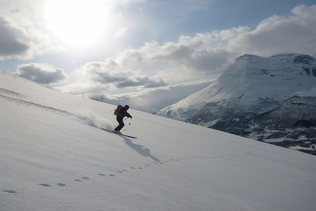 Très bon ski dans ces pentes : régulières