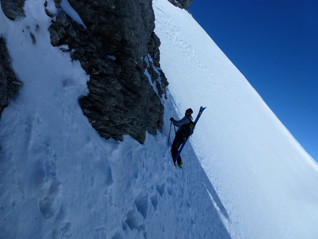 Mt d'Ambin : Un peu de penchage pour la montée au Mt d'Ambin