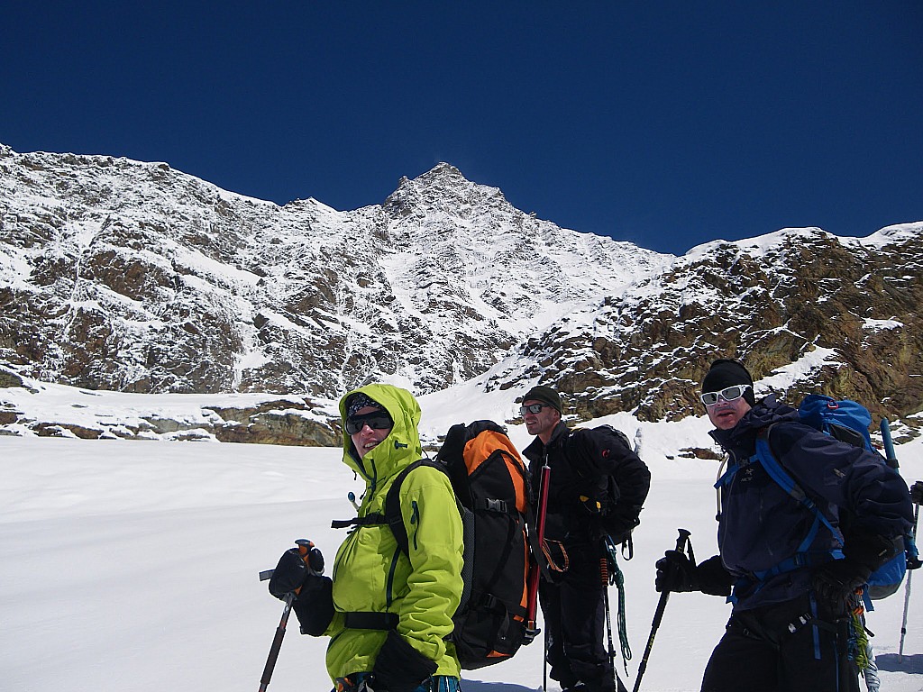 Glacier Alphubelgletcher : Jour 3 - Aude, Marc, Antoine