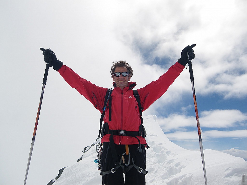 Sommet Stralhorn : Jour 2 - Pas peu fière le Julo !