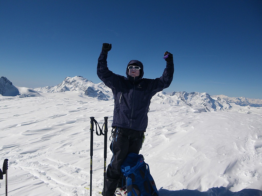 Sommet Alphubel : Jour 4 - Bravo Antoine !