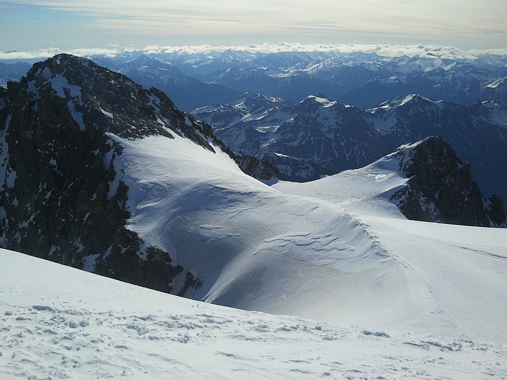 Glacier des Violette du sommet : la photo classique