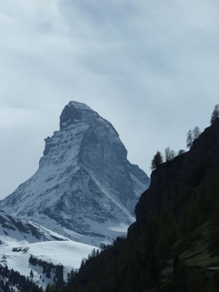 Cervin classique : le Cervin en vue "classique" à mon retour à Zermatt
