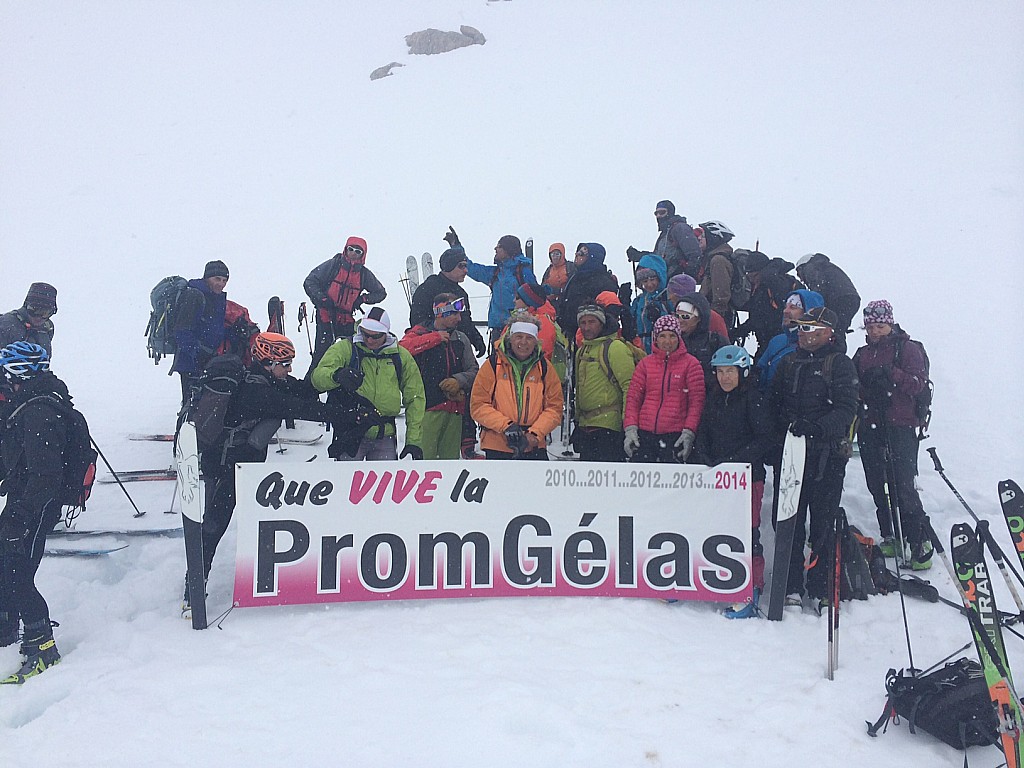 Que vive la Prom'Gélas : Ils sont tous montés dans la tempête pour témoigner leurs soutiens et attachement à la Prom'Gélas