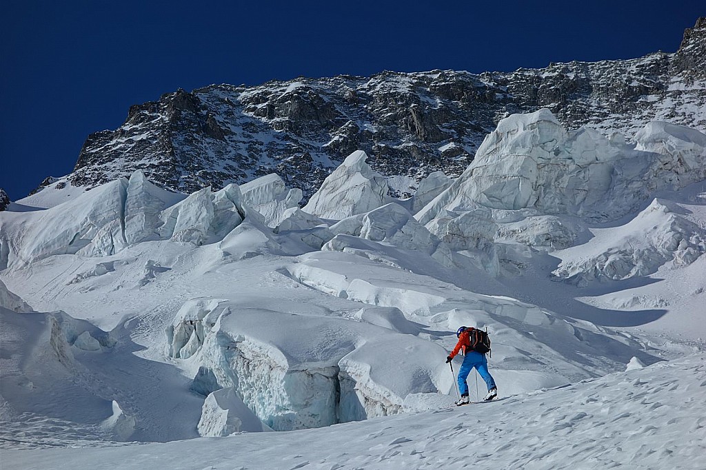 sur le glacier du Lautaret : à 2800 m