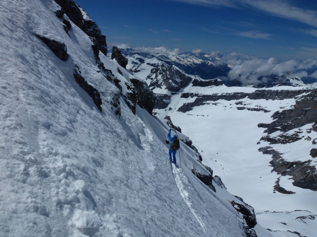 Tour Sallière : Traversée un peu exposée