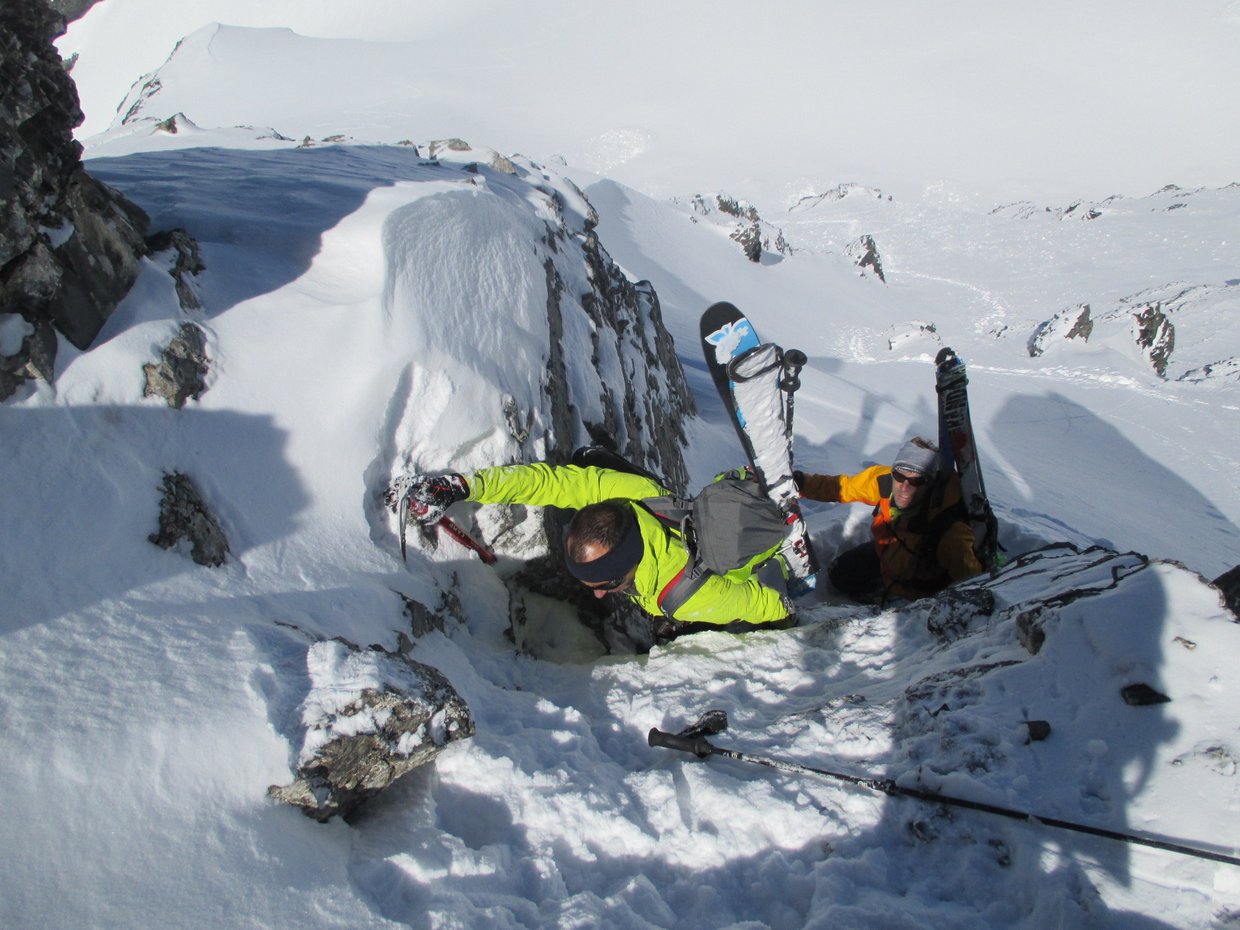 Tour Sallière : un peu d'alpinisme pour rompre la monotonie de la montée ! ;o)