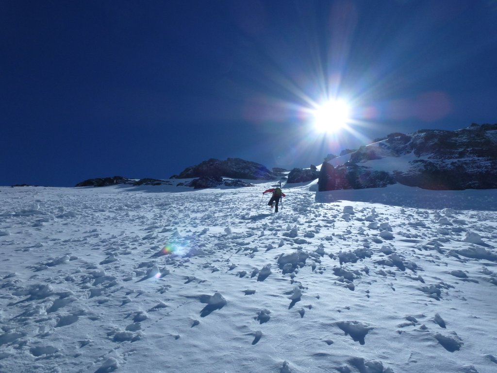 Tour Sallière : Montée dans les boules
