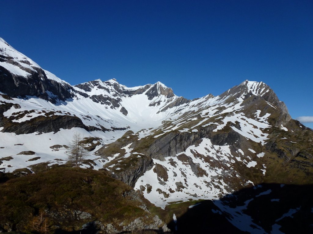 Dent de Barme : Vallon de Susanfe et Dt de Barme au fond