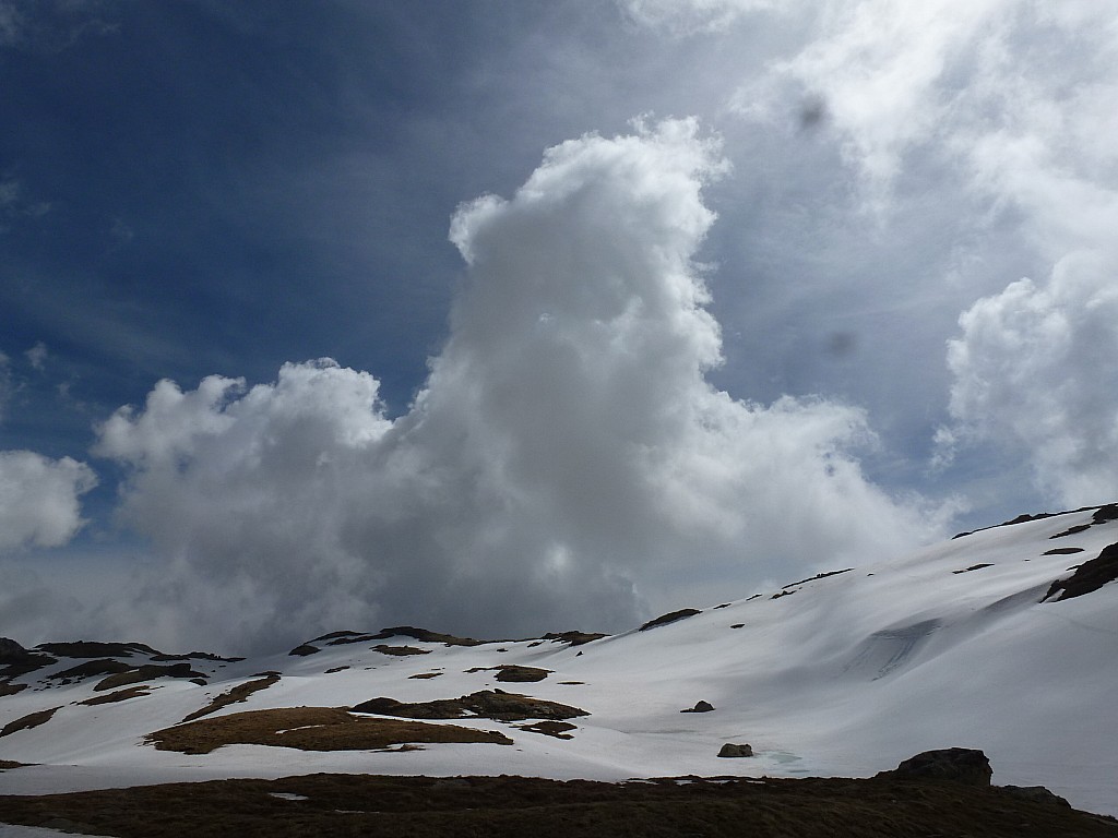 Glacier : Formation de cumulus