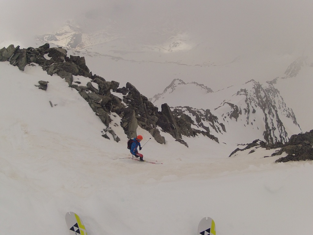 Gébroulaz : Début du couloir pour Tienos