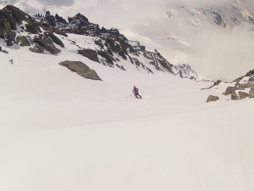 St Pères : Couloir Ouest vu du haut