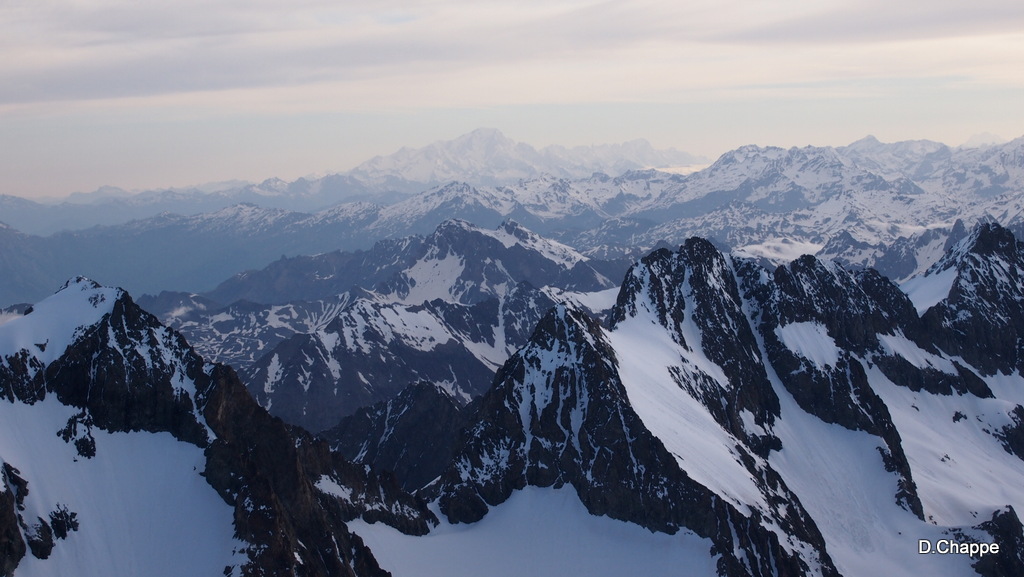 l'autre 4000! : le Mont Blanc dans la brume