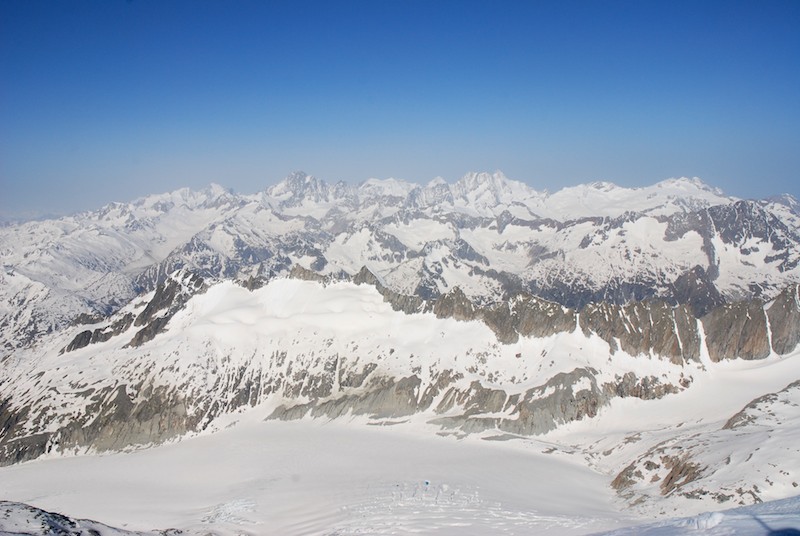 Alpes Bernoises : depuis le sommet.