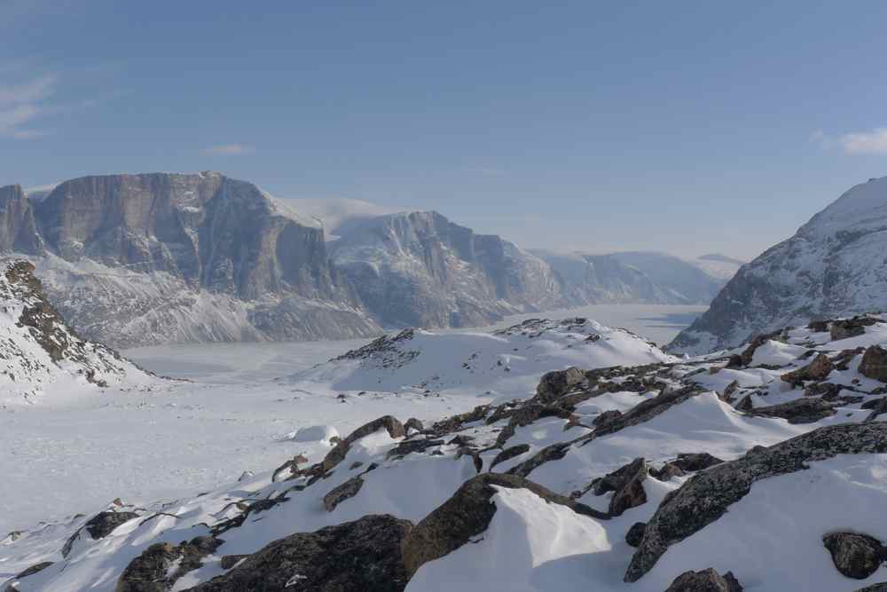 La vue sur Gibbs Fjord : Photo de Damien Fayolle