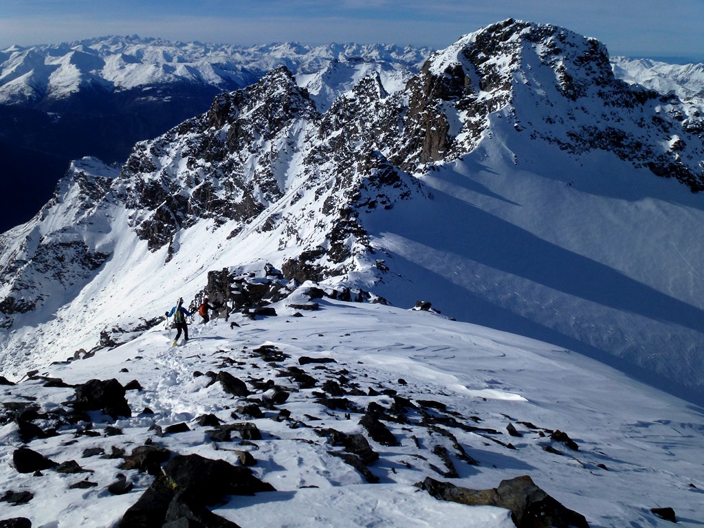 pointe de Renod : vue sur le col