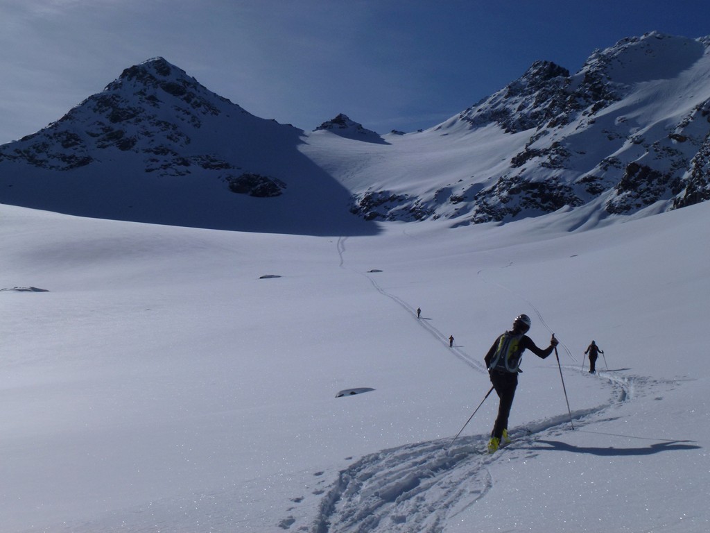 glacier de Chavriere : en route pour la pointe Renod