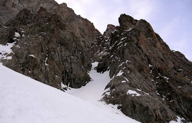 Début du couloir... : on peut voir sur le \