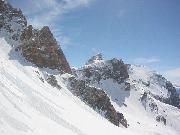 #8 Col termier : Vu depuis tête noire (col le plus à gauche au second plan) Col termier : Vu depuis tête noire (col le plus à gauche au second plan)