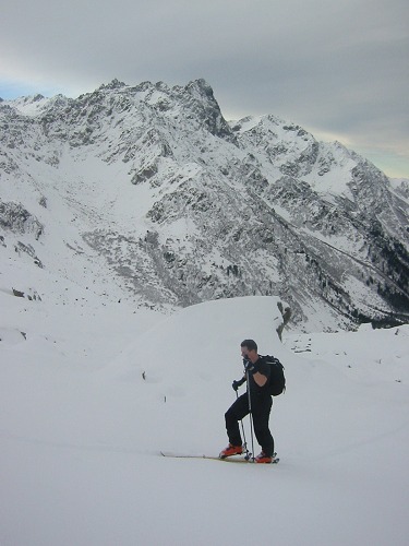 Vivien est en forme : Mine de rien, le ski de rando, c'est un peu technique...