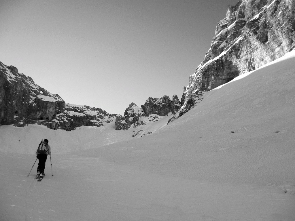 Dans le vallon, belle ambiance.