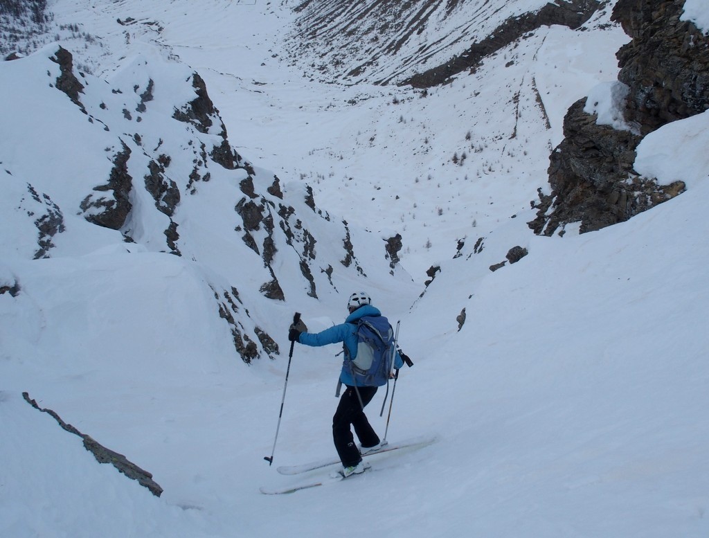 Tête Ronde, couloir NW