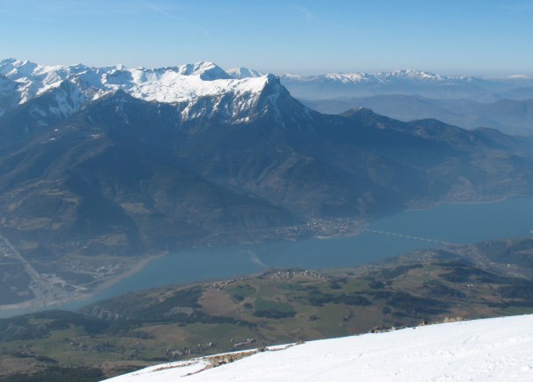 Serre-Ponçon : Serre Ponçon et le pont de Savines