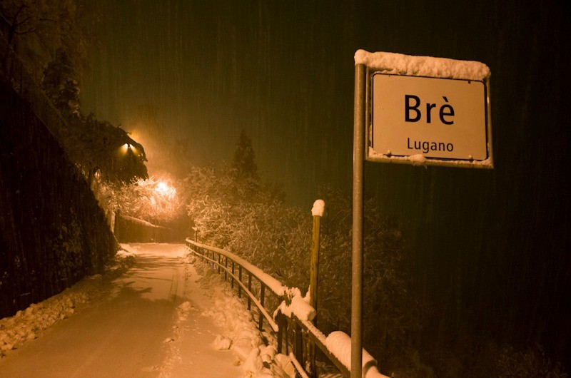 Après un peu de ski nordique sur la route, voici Brè Paese