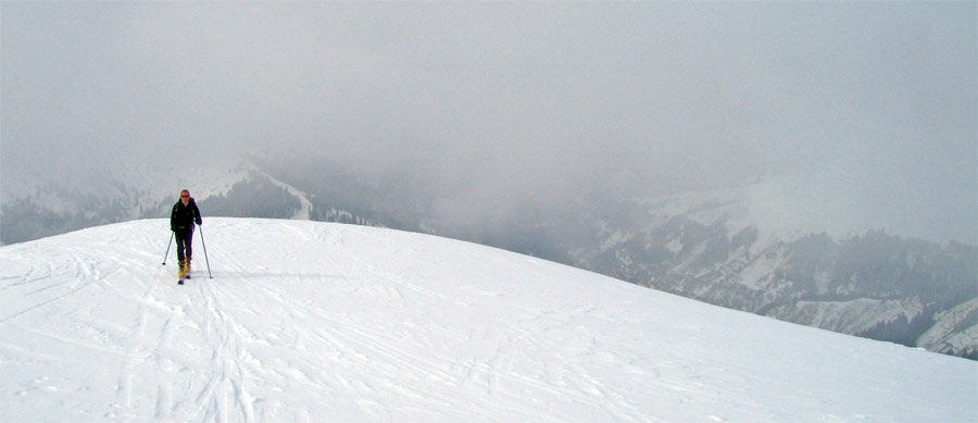 Petit Croise Baulet : Arrivée au Sommet pour Marc.