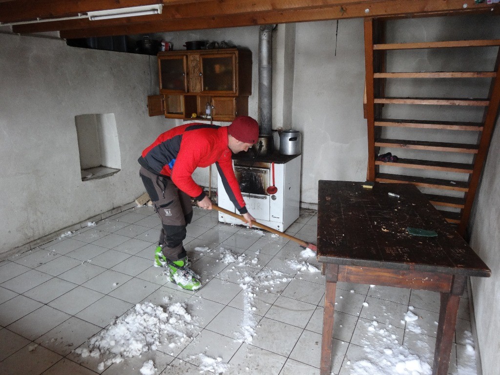 Technique approuvée : nettoyage à la neige fraîche