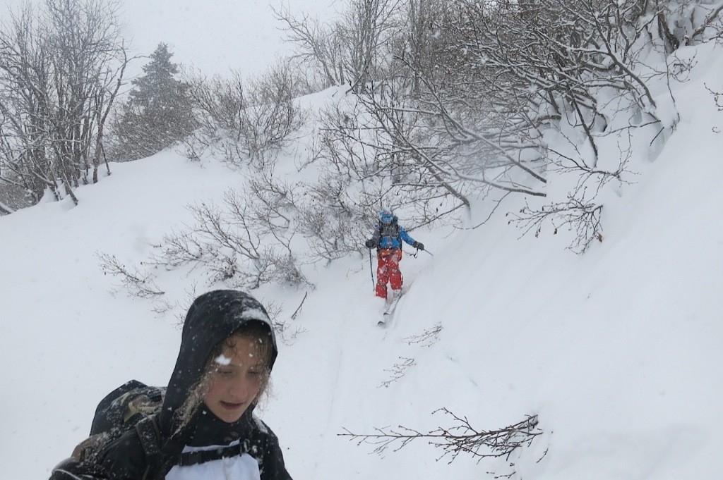Laure et Bastien, expert en ski sanglier
Vallée de la grande maison