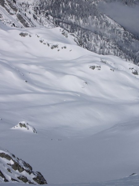 Vallon des férices : ça trace dans la poudre...