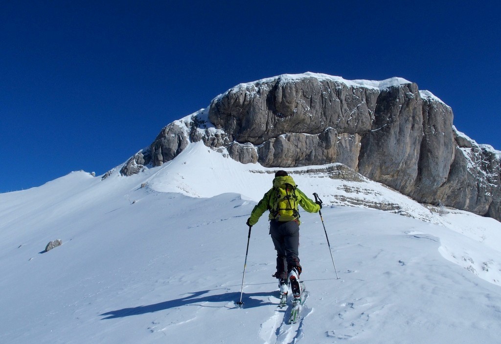 Sous le sommet de la Mgne de Paille