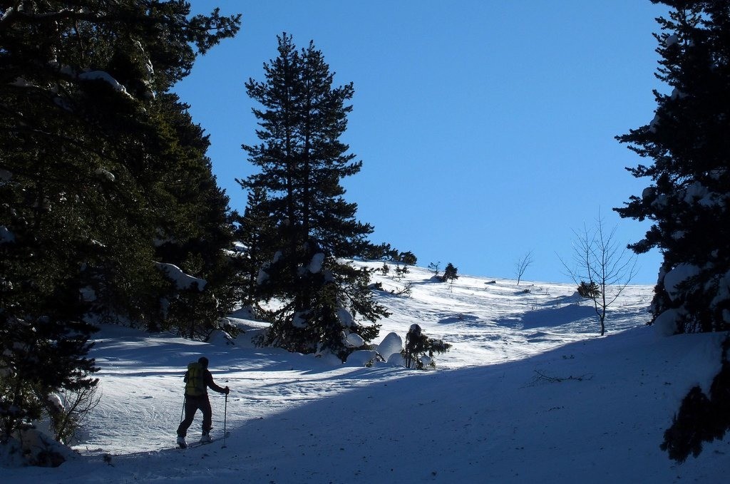 Arrivée au Col de Piégros