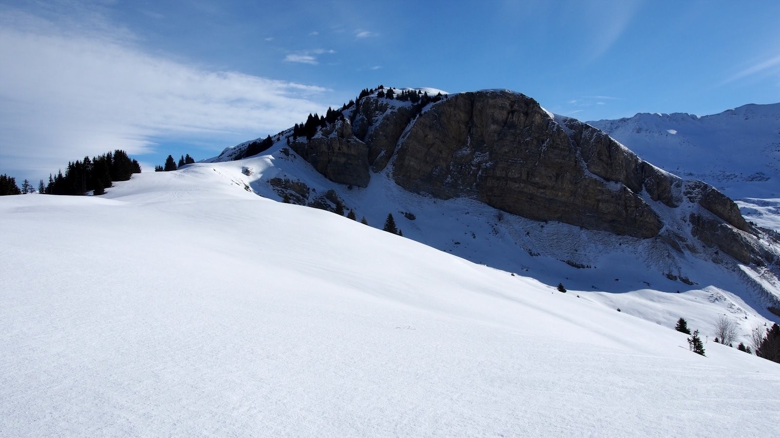 Arrivée sur la croupe vers 1875 m.
