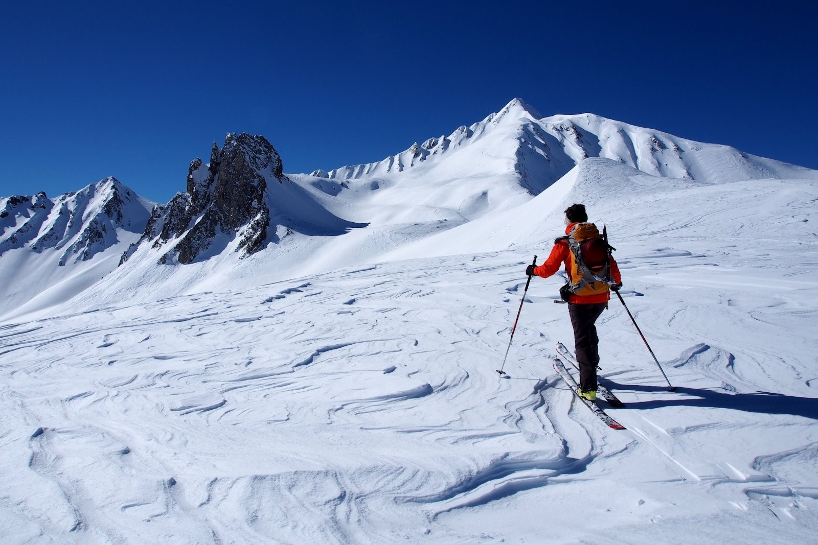 Passage entre la Crête de la Raisse et le Crêt du Rey.