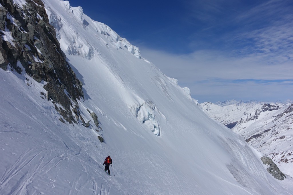 Passage raide pour rejoindre le col des vignettes 