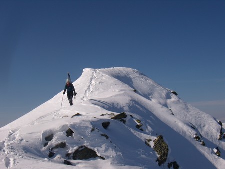 Mirantin : Passage à l'antécîme du Mirantin.