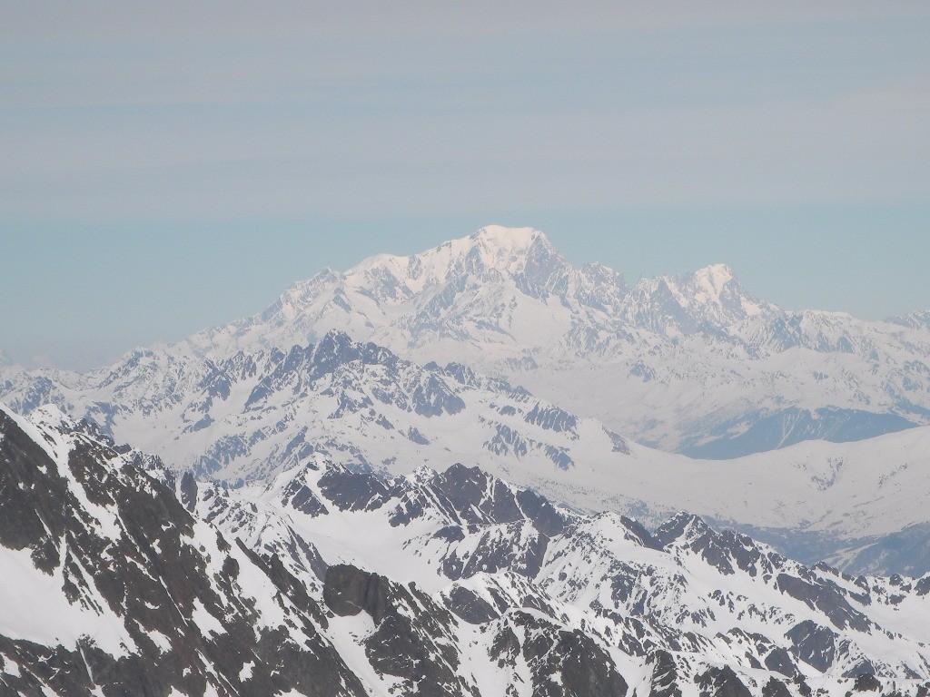 Mont Blanc, pris du Rocher  Blanc