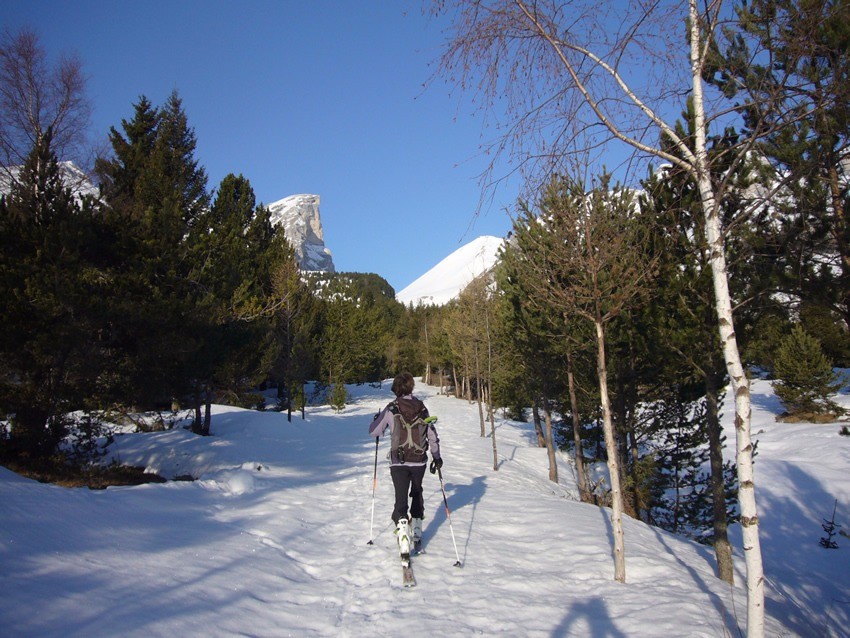 Ma doudou au départ sur le chemin