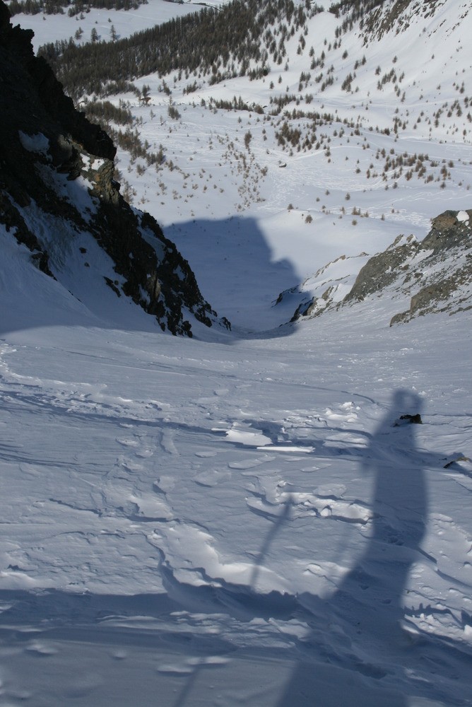 Le haut du couloir, ravagé par le vent...