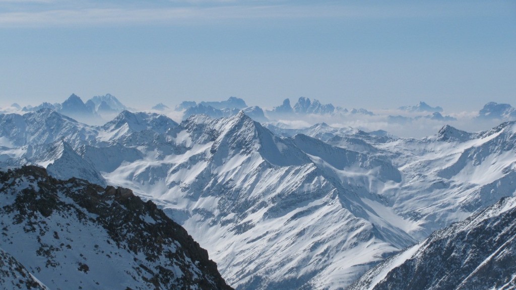 Vue sur les 3 cimes des Dolomites