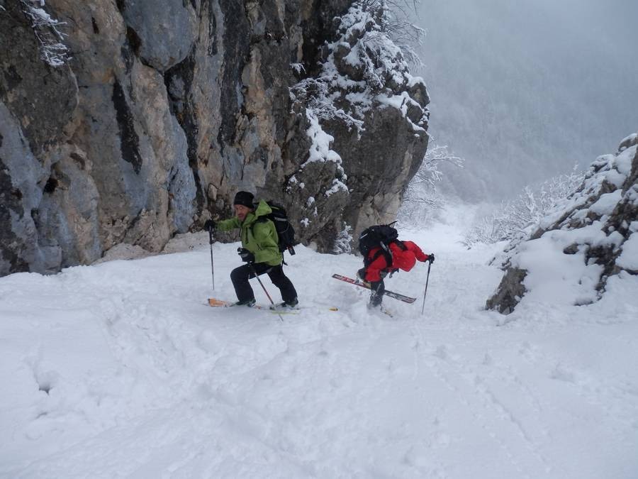 Premier couloir sur le bas