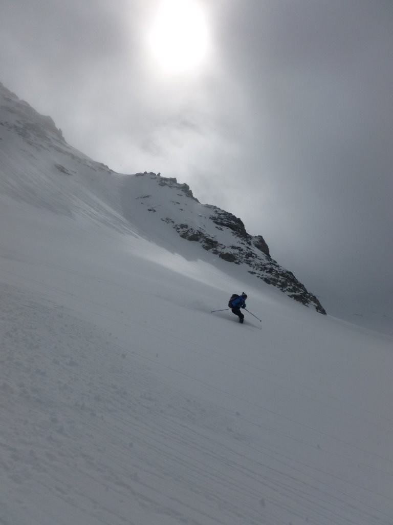 Qlq bons passages à ski sous la Pointe d'Ambin