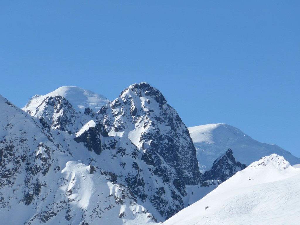 Mt Blanc derrière le Pouce