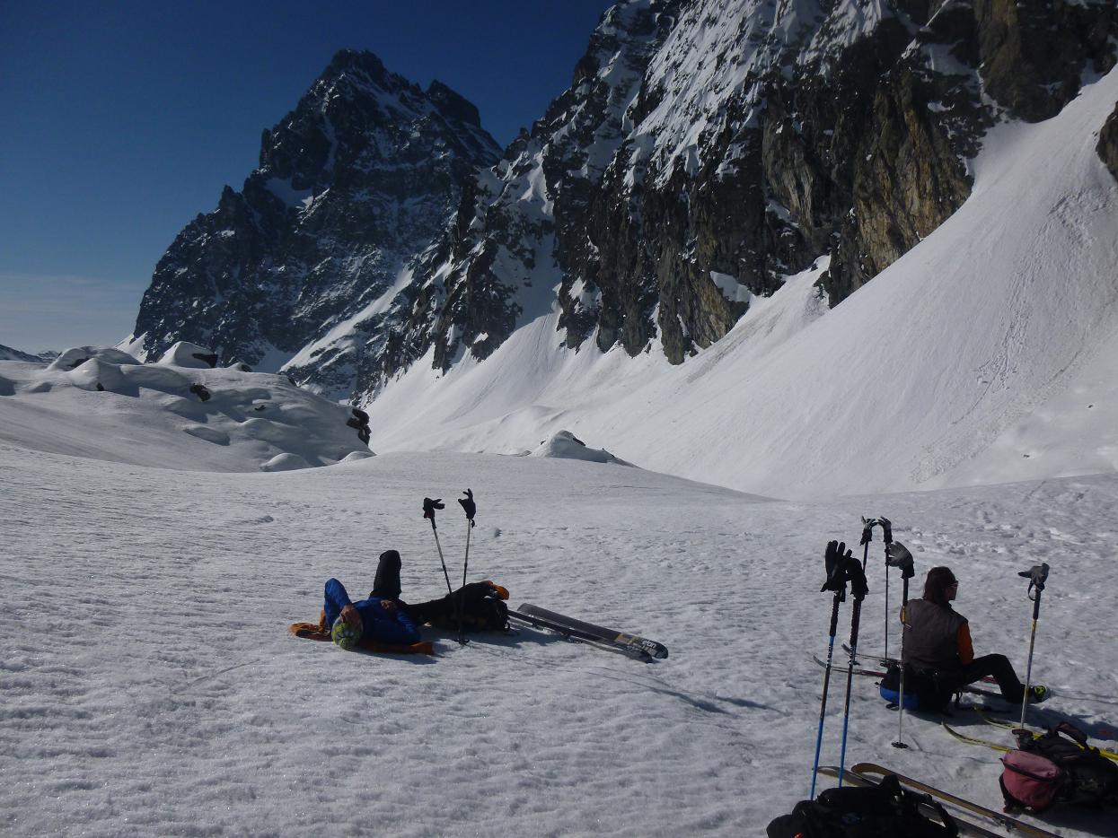 petite pause prés du refuge giacoletti