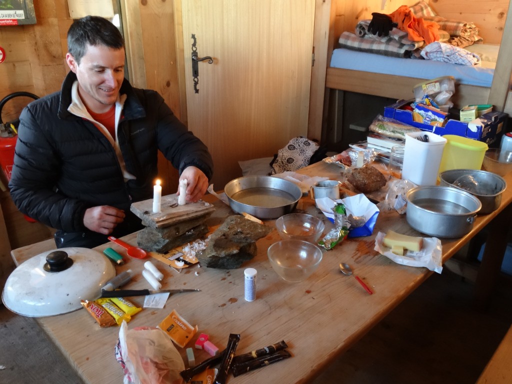 chantier à table...