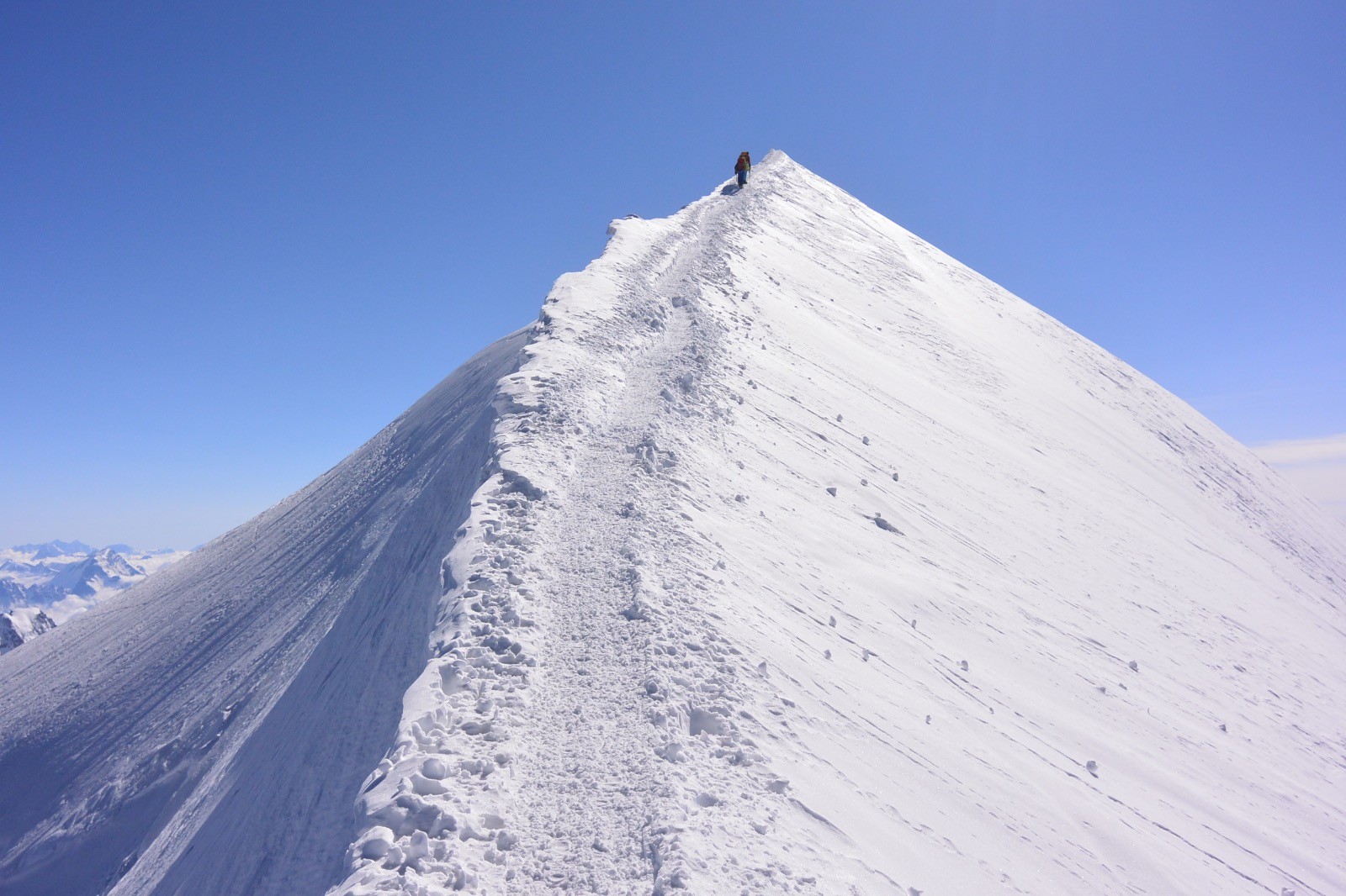 Fin de l'Arête des Bosses