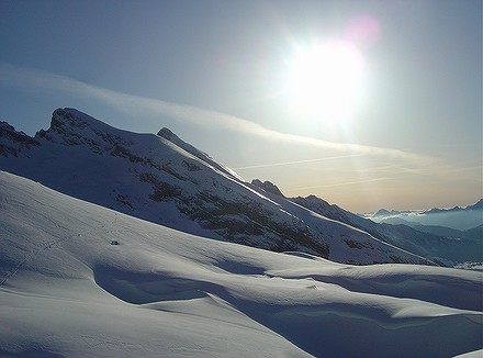 Dans la combe : C'est beau