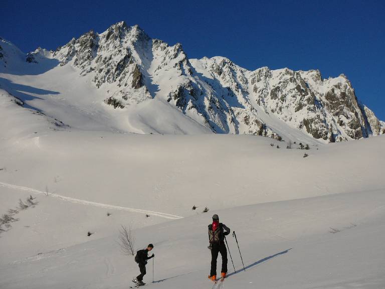 Couloirs en Libre-Service : Belle enfilade d'objectifs, avec cette neige, humm ça donne envie